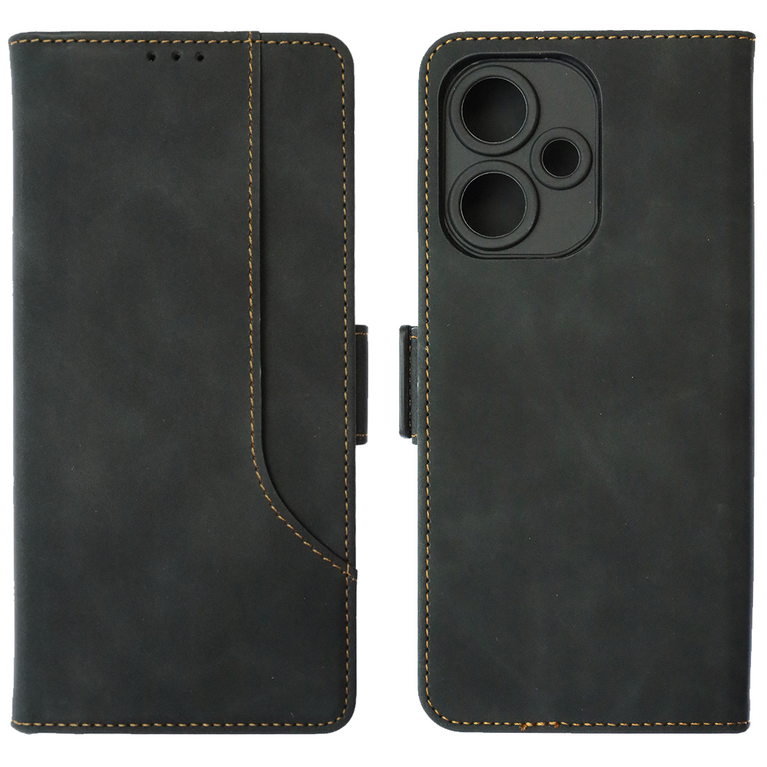 Чехол книжка NICE для INFINIX HOT 30 Play, экокожа, визитница, цвет черный Чехол книжка NICE для INFINIX HOT 30 Play, экокожа, визитница, цвет черный