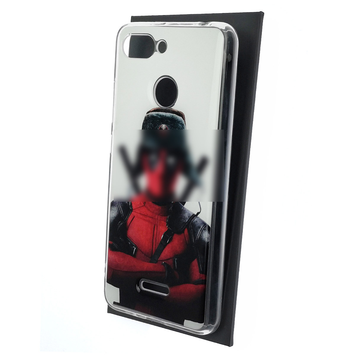 Чехол накладка для XIAOMI Redmi 6, силикон, глянцевый, рисунок DEADPOOL в шапке ушанке Чехол накладка для XIAOMI Redmi 6, силикон, глянцевый, рисунок DEADPOOL в шапке ушанке