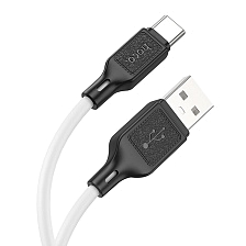 Кабель HOCO X90 Cool USB Type C, 3A, длина 1 метр, цвет белый