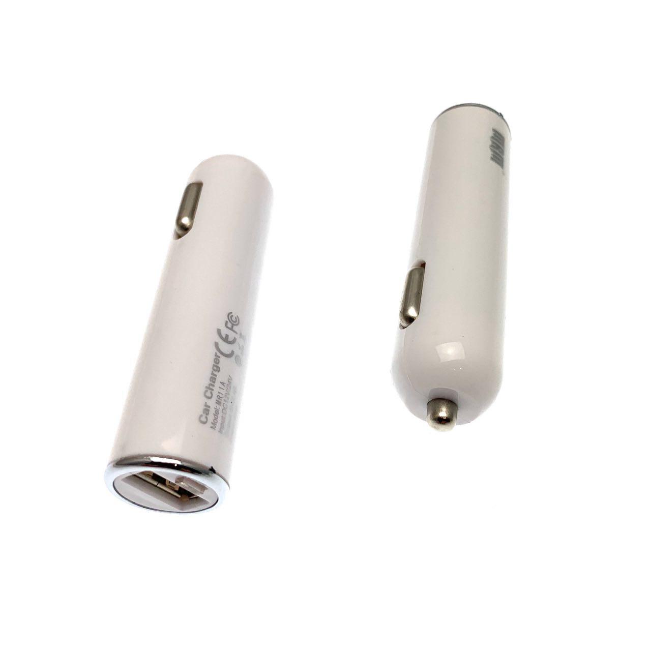 АЗУ (Автомобильное зарядное устройство) MRM MR11A, 2.4A, 1 USB, цвет белый АЗУ (Автомобильное зарядное устройство) MRM MR11A, 2.4A, 1 USB, цвет белый