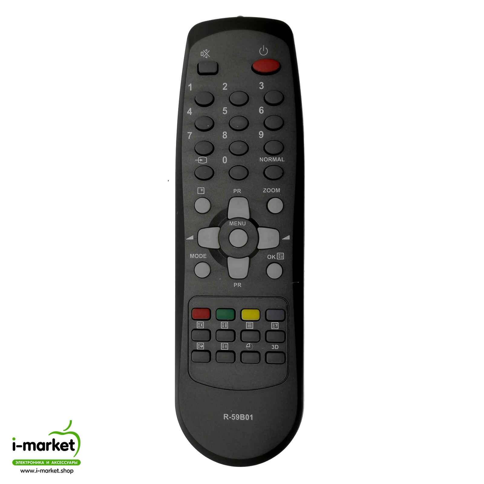 Пульт ДУ для DAEWOO R-59B01 подходит к телевизорам:  DSL-15D3, DTM-2930ME/MP/MT/MZ/N/S, KR-2930MP/ME/MZ/N/S, KR-29G3FL, KR-29M7T, KR-29S7, KR-29S8, KR-29S8S.