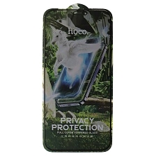 Защитное стекло Антишпион HOCO G11 для APPLE iPhone 12 (6.1"), iPhone 12 Pro (6.1"), цвет окантовки черный