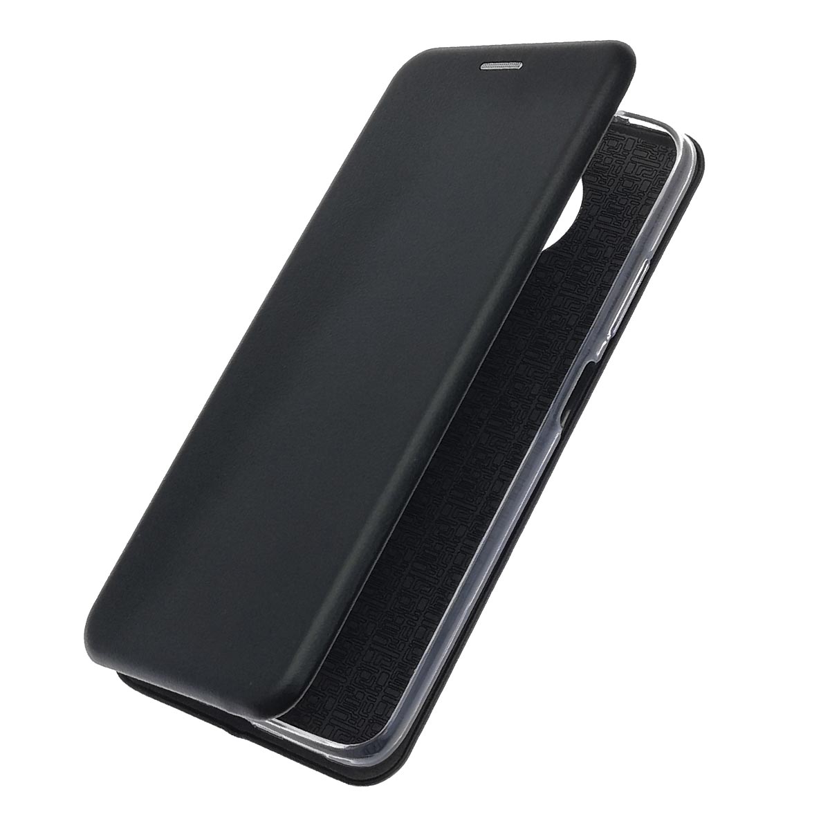 Чехол книжка STYLISH для XIAOMI Redmi Note 9T, экокожа, визитница, цвет черный Чехол книжка STYLISH для XIAOMI Redmi Note 9T, экокожа, визитница, цвет черный