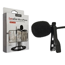 Микрофон на прищепке (петличка) JH-043 Lavalier MicroPhone, цвет черный (уценка) Микрофон на прищепке (петличка) JH-043 Lavalier MicroPhone, цвет черный (уценка)