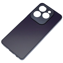 Чехол накладка для INFINIX Hot 40, Hot 40 Pro, защита камеры, силикон, цвет темно фиолетовый Чехол накладка для INFINIX Hot 40, Hot 40 Pro, защита камеры, силикон, цвет темно фиолетовый