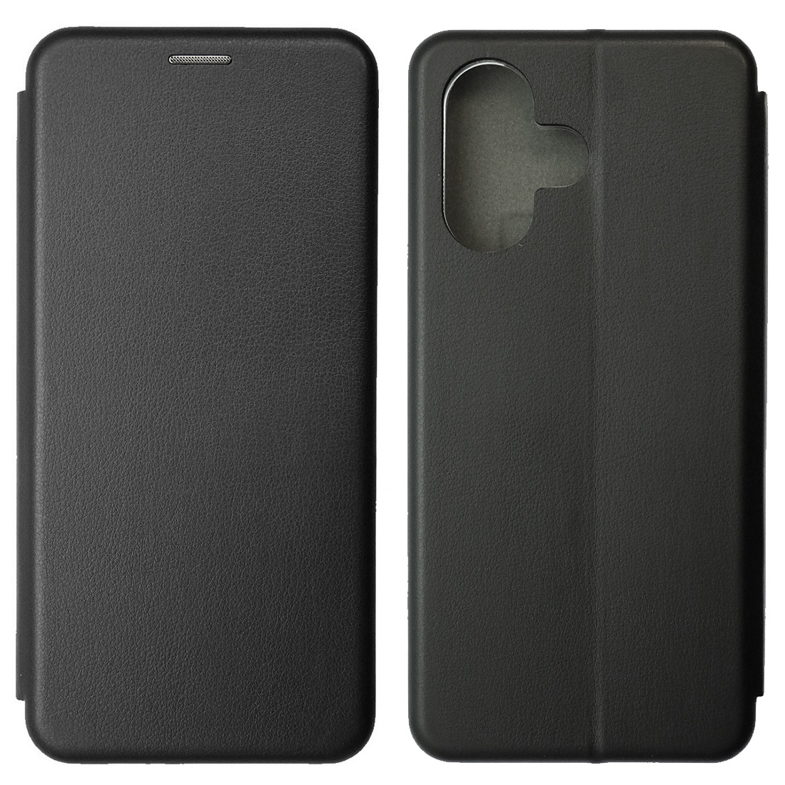 Чехол книжка STYLISH для INFINIX HOT 30 Play, экокожа, визитница, цвет черный