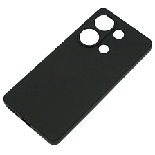 Чехол накладка NANO для XIAOMI Redmi Note 13 Pro 4G, POCO M6 Pro 4G, защита камеры, силикон, бархат, цвет черный Чехол накладка NANO для XIAOMI Redmi Note 13 Pro 4G, POCO M6 Pro 4G, защита камеры, силикон, бархат, цвет черный