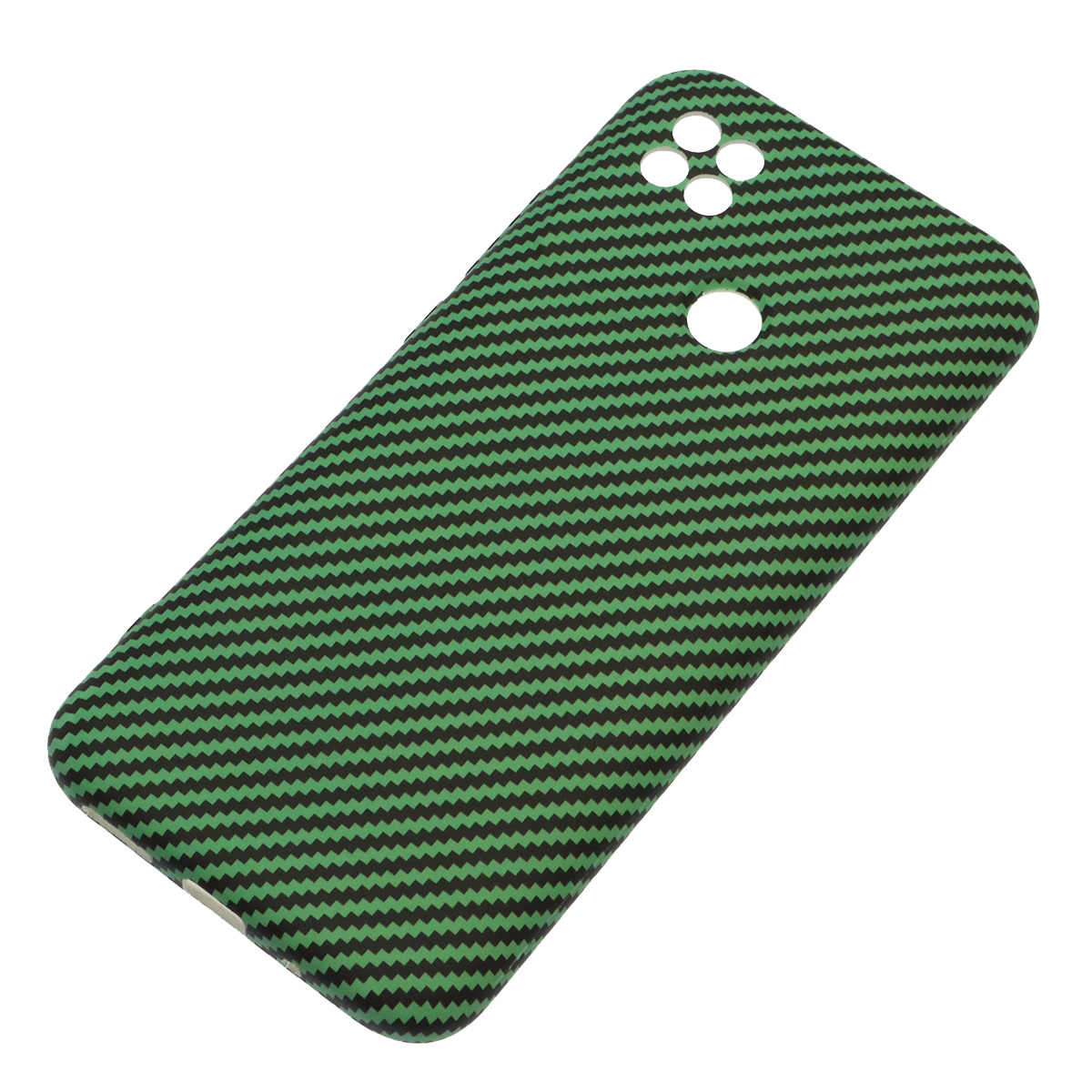 Чехол накладка KING для XIAOMI Redmi 9C, Redmi 10A, силикон, бархат, карбон, цвет зеленый Чехол накладка KING для XIAOMI Redmi 9C, Redmi 10A, силикон, бархат, карбон, цвет зеленый