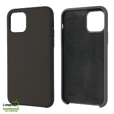 Чехол накладка Silicon Case для APPLE iPhone 11 Pro 2019, силикон, бархат, цвет темно серый Чехол накладка Silicon Case для APPLE iPhone 11 Pro 2019, силикон, бархат, цвет темно серый