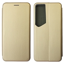 Чехол книжка STYLISH для TECNO Pova 4, Pova Neo 2, экокожа, визитница, цвет золотистый Чехол книжка STYLISH для TECNO Pova 4, Pova Neo 2, экокожа, визитница, цвет золотистый