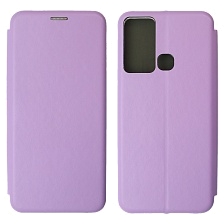 Чехол книжка STYLISH для INFINIX HOT 12i, экокожа, визитница, цвет сиреневый Чехол книжка STYLISH для INFINIX HOT 12i, экокожа, визитница, цвет сиреневый