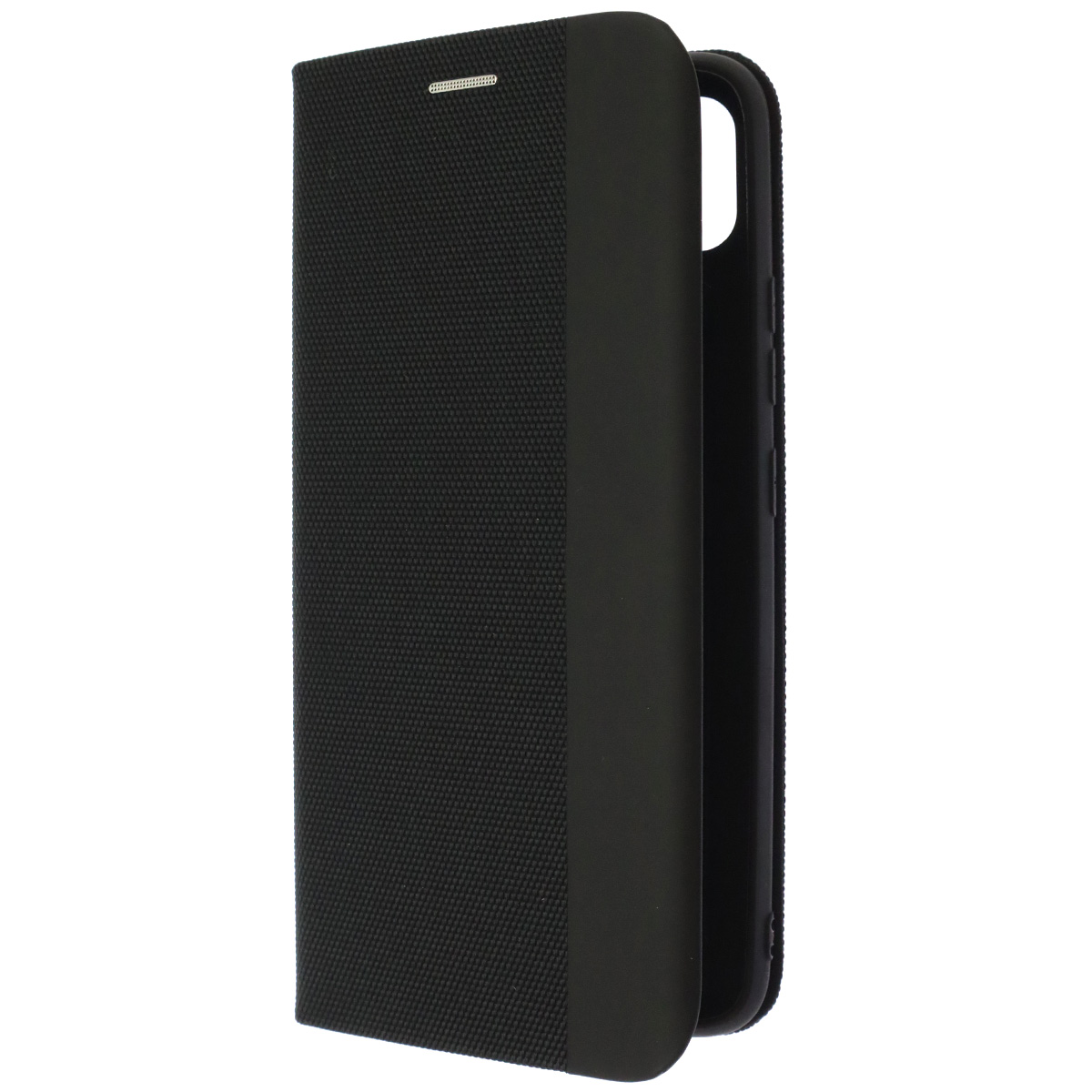 Чехол книжка MESH для Realme C25, C25S, текстиль, силикон, бархат, визитница, цвет черный Чехол книжка MESH для Realme C25, C25S, текстиль, силикон, бархат, визитница, цвет черный
