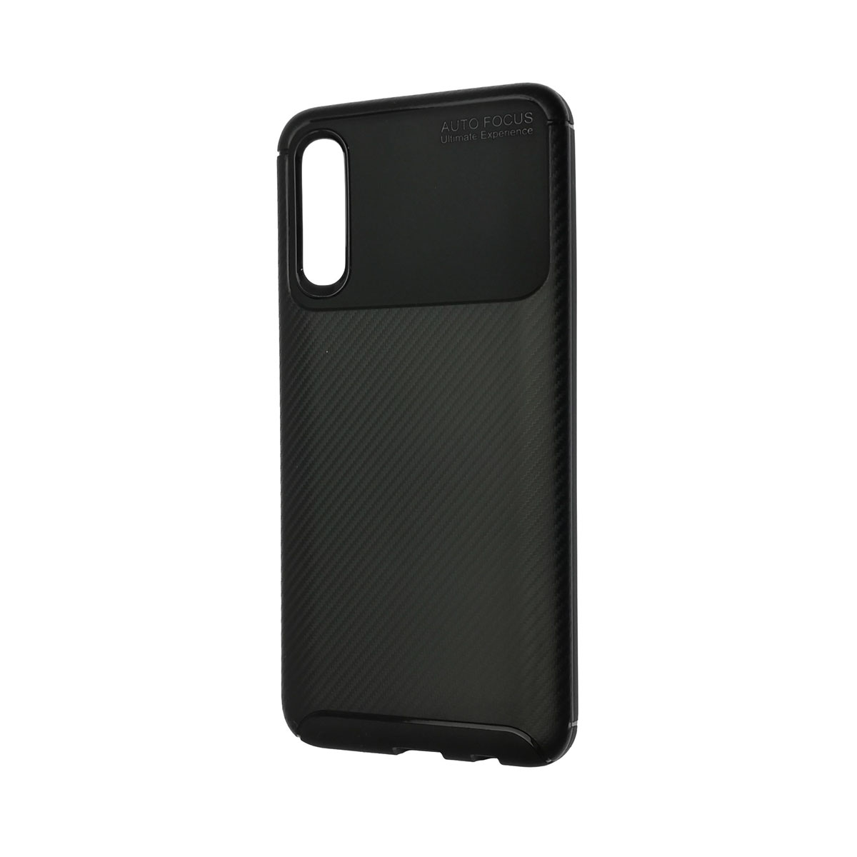Чехол накладка AUTO FOCUS UE для SAMSUNG Galaxy A50 (SM-A505), A30s (SM-A307), A50s (SM-A507), силикон, матовый, цвет черный.