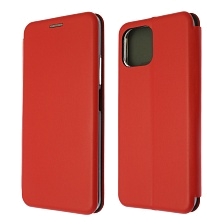 Чехол книжка STYLISH для XIAOMI MI 11 Lite, экокожа, визитница, цвет красный Чехол книжка STYLISH для XIAOMI MI 11 Lite, экокожа, визитница, цвет красный