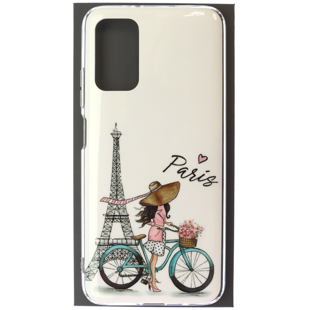 Чехол накладка для XIAOMI Redmi 9T, силикон, рисунок Paris Чехол накладка для XIAOMI Redmi 9T, силикон, рисунок Paris