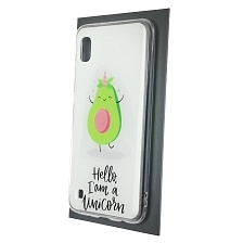 Чехол накладка для SAMSUNG Galaxy A10 (SM-A105), M10 (SM-M105), силикон, рисунок Hello, I'am a Unicorn Чехол накладка для SAMSUNG Galaxy A10 (SM-A105), M10 (SM-M105), силикон, рисунок Hello, I'am a Unicorn