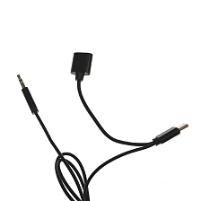OTG переходник, AUX KIN KY-105 Type-C, 3.5 Jack, длина кабеля 1 метр, цвет черный OTG переходник, AUX KIN KY-105 Type-C, 3.5 Jack, длина кабеля 1 метр, цвет черный