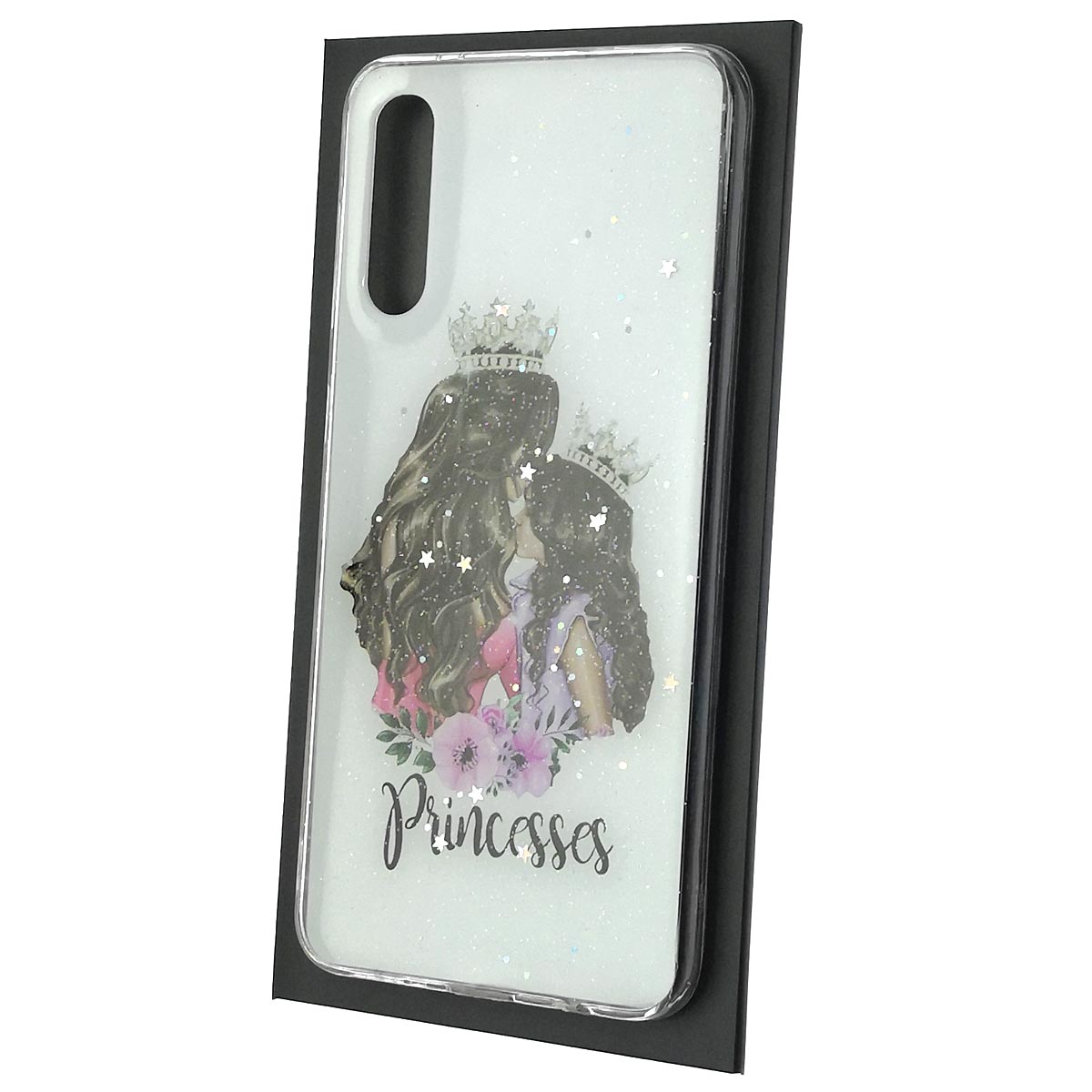 Чехол накладка Vinil для SAMSUNG Galaxy A50 (SM-A505), A30s (SM-A307), A50s (SM-A507), силикон, блестки, глянцевый, рисунок Princesses Чехол накладка Vinil для SAMSUNG Galaxy A50 (SM-A505), A30s (SM-A307), A50s (SM-A507), силикон, блестки, глянцевый, рисунок Princesses