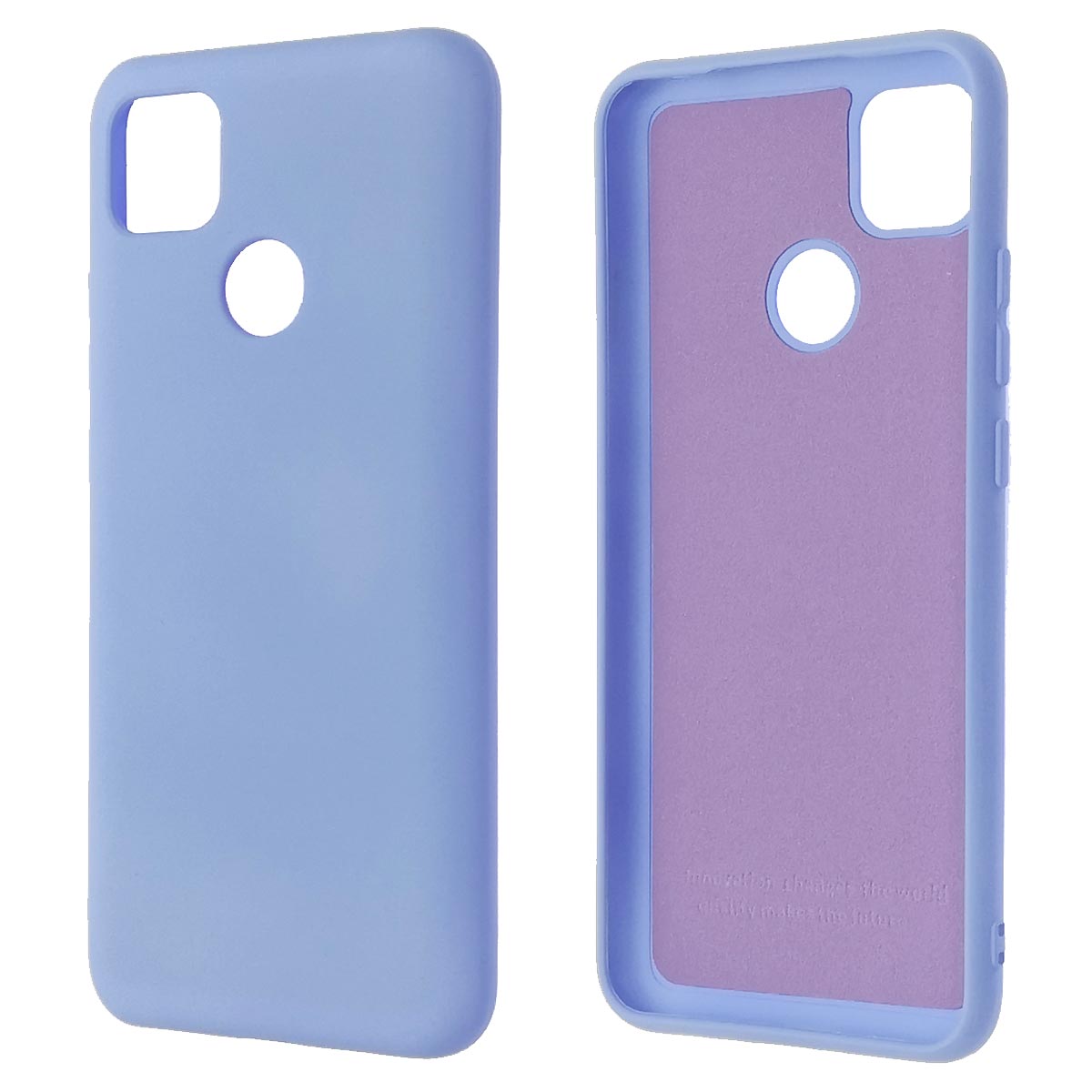 Чехол накладка Silicon Cover для XIAOMI Redmi 9C, Redmi 10A, силикон, бархат, цвет барвинок