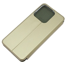 Чехол книжка STYLISH для Realme C61, Realme C63, экокожа, визитница, цвет золотистый Чехол книжка STYLISH для Realme C61, Realme C63, экокожа, визитница, цвет золотистый