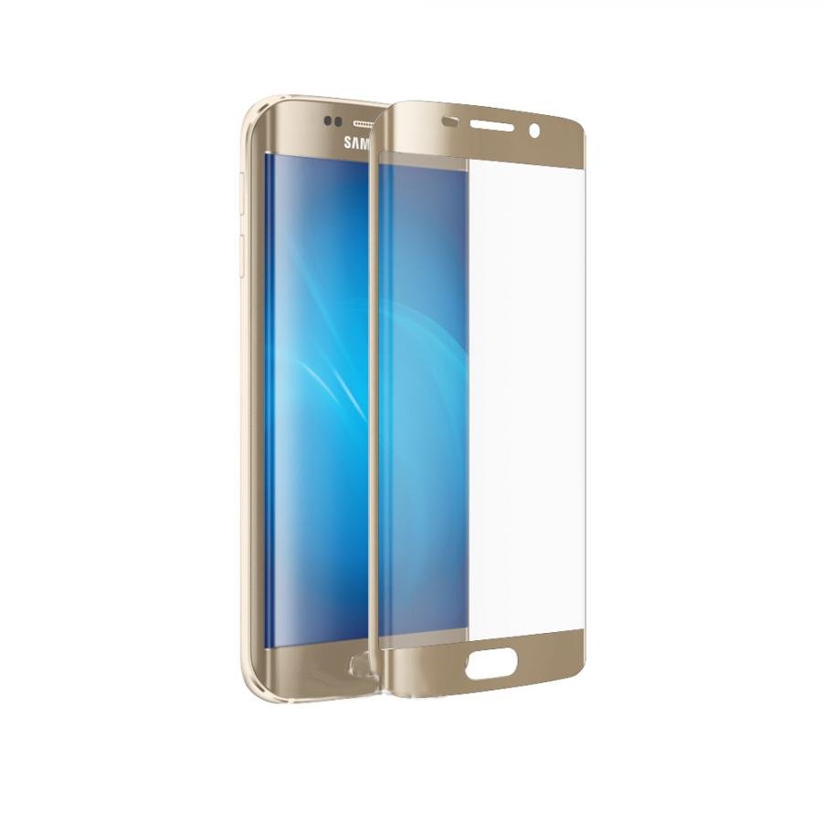 Защитное стекло 2D для SAMSUNG Galaxy S7 EDGE (SM-G935) золотистый кант FULL. Защитное стекло 2D для SAMSUNG Galaxy S7 EDGE (SM-G935) золотистый кант FULL.