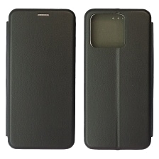 Чехол книжка STYLISH для Realme Narzo 50A, экокожа, визитница, цвет черный Чехол книжка STYLISH для Realme Narzo 50A, экокожа, визитница, цвет черный