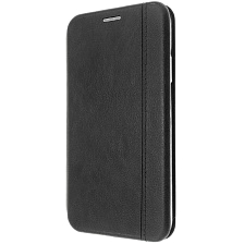 Чехол книжка для APPLE iPhone 15 Pro Max, экокожа, визитница, цвет черный