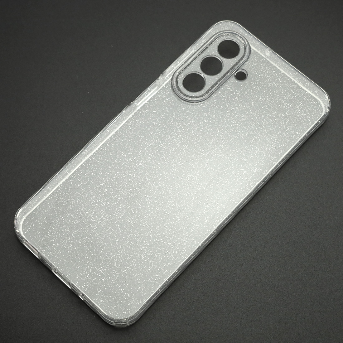 Чехол накладка STARDUST (Clear Case) для SAMSUNG GALAXY A17, A26, защита камеры, с блестками, прозрачный