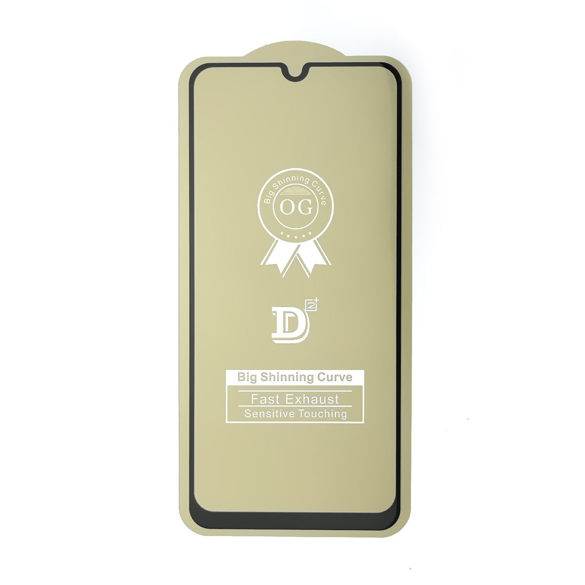 Защитное стекло D2+ PREMIUM для SAMSUNG Galaxy A30, A50, M30, A40s, A50s, M21, M31, цвет окантовки черный.
