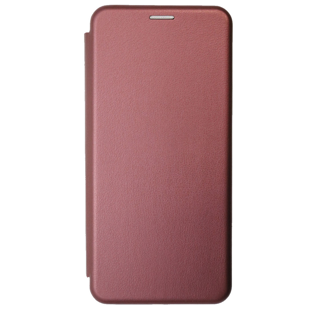 Чехол книжка STYLISH для XIAOMI Redmi Note 14 Pro 4G, экокожа, визитница, цвет бордовый