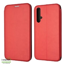 Чехол книжка STYLISH для HUAWEI Honor 20, экокожа, визитница, цвет красный Чехол книжка STYLISH для HUAWEI Honor 20, экокожа, визитница, цвет красный