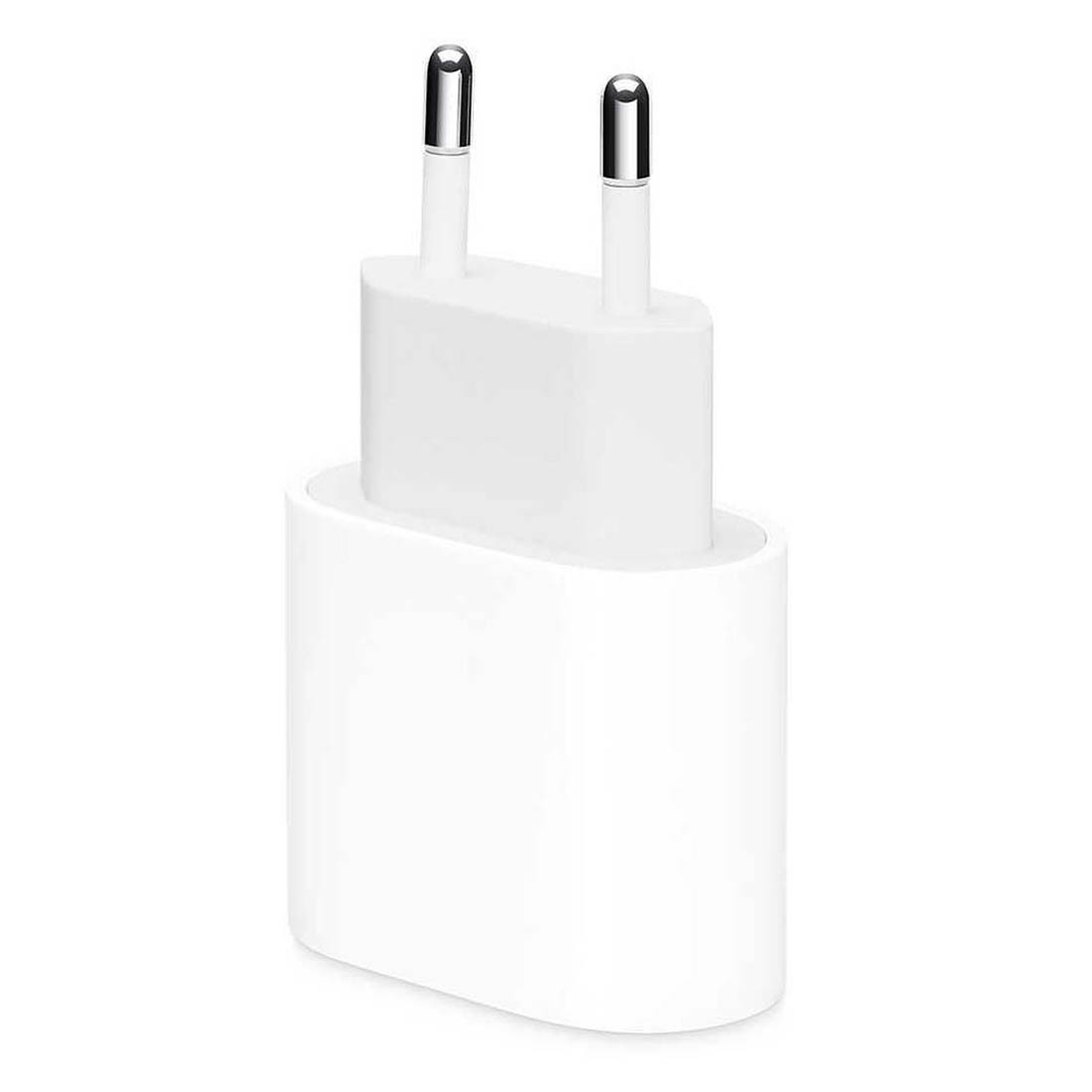 Apple Сетевое зарядное устройство, USB Type-C, быстрая зарядка, 20 Вт, без кабеля, MHJE3ZM/A, белое