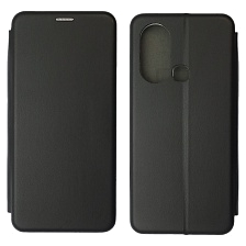 Чехол книжка STYLISH для INFINIX HOT 11S, экокожа, визитница, цвет черный