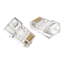 Коннектор RJ-45 для обжатия витой пары 5-й категории, 8p8c