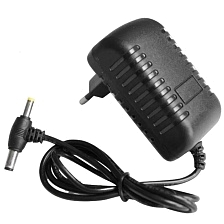 Блок питания универсальный Afkas-Nova A-325, разъем 5.5*2.5 мм, 4.0*1.7 мм, 2A, 12V, длина 1 метр, цвет черный