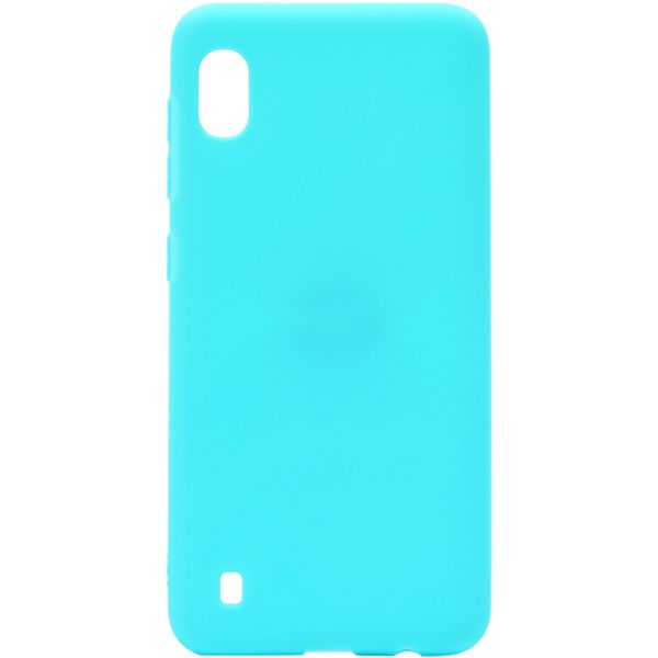 Чехол накладка Soft Touch для SAMSUNG Galaxy A10 (SM-A105), силикон, цвет бирюзовый. Чехол накладка Soft Touch для SAMSUNG Galaxy A10 (SM-A105), силикон, цвет бирюзовый.