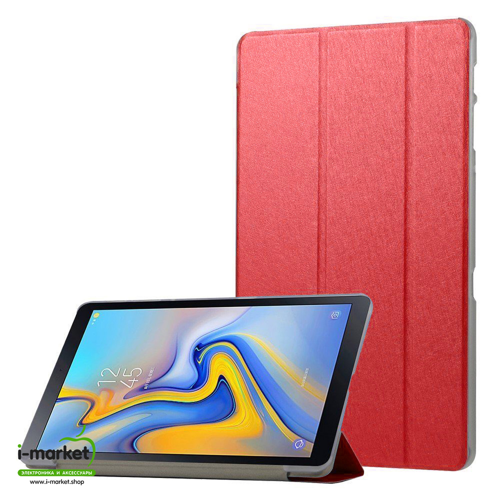 Чехол Smart Case для SAMSUNG Galaxy Tab A 10.5 (SM-T590, SM-T595), цвет красный. Чехол Smart Case для SAMSUNG Galaxy Tab A 10.5 (SM-T590, SM-T595), цвет красный.