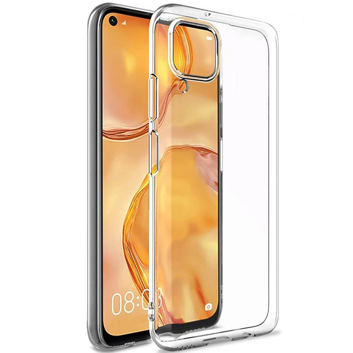 Чехол накладка TPU Case для HUAWEI P40 Lite (JNY-LX1), Nova 6SE (JNY-AL10, TL10), силикон, цвет прозрачный