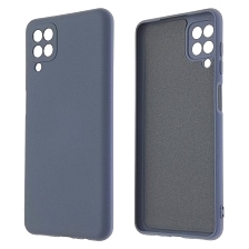 Чехол накладка NANO для SAMSUNG Galaxy A12 (SM-A125), силикон, бархат, цвет космический серый Чехол накладка NANO для SAMSUNG Galaxy A12 (SM-A125), силикон, бархат, цвет космический серый