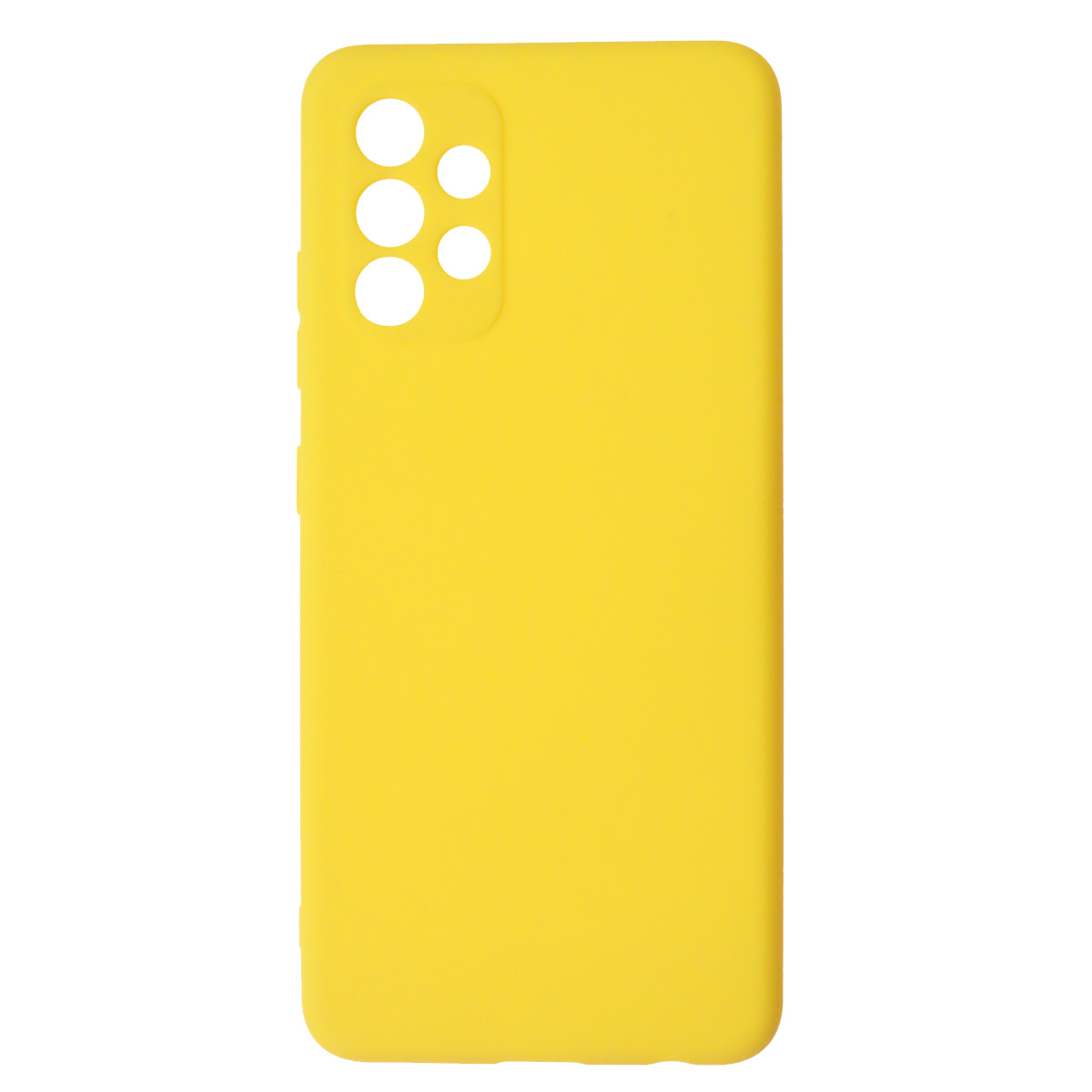 Чехол накладка Soft Touch для SAMSUNG Galaxy A32 (SM-A325F), силикон, цвет желтый