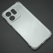 Чехол накладка для INFINIX Hot 50i, Smart 9, защита камеры, усиленные края, силикон, прозрачный