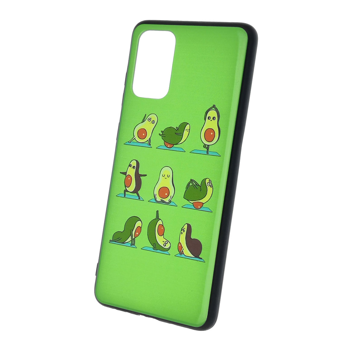 Чехол накладка для SAMSUNG Galaxy S20 Plus (SM-G985), силикон, рисунок Авокадо Зарядка.