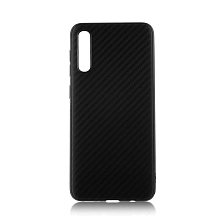 Чехол накладка для Galaxy A50 (SM-A505), A30s (SM-A307), A50s (SM-A507), силикон, карбон, цвет черный Чехол накладка для Galaxy A50 (SM-A505), A30s (SM-A307), A50s (SM-A507), силикон, карбон, цвет черный