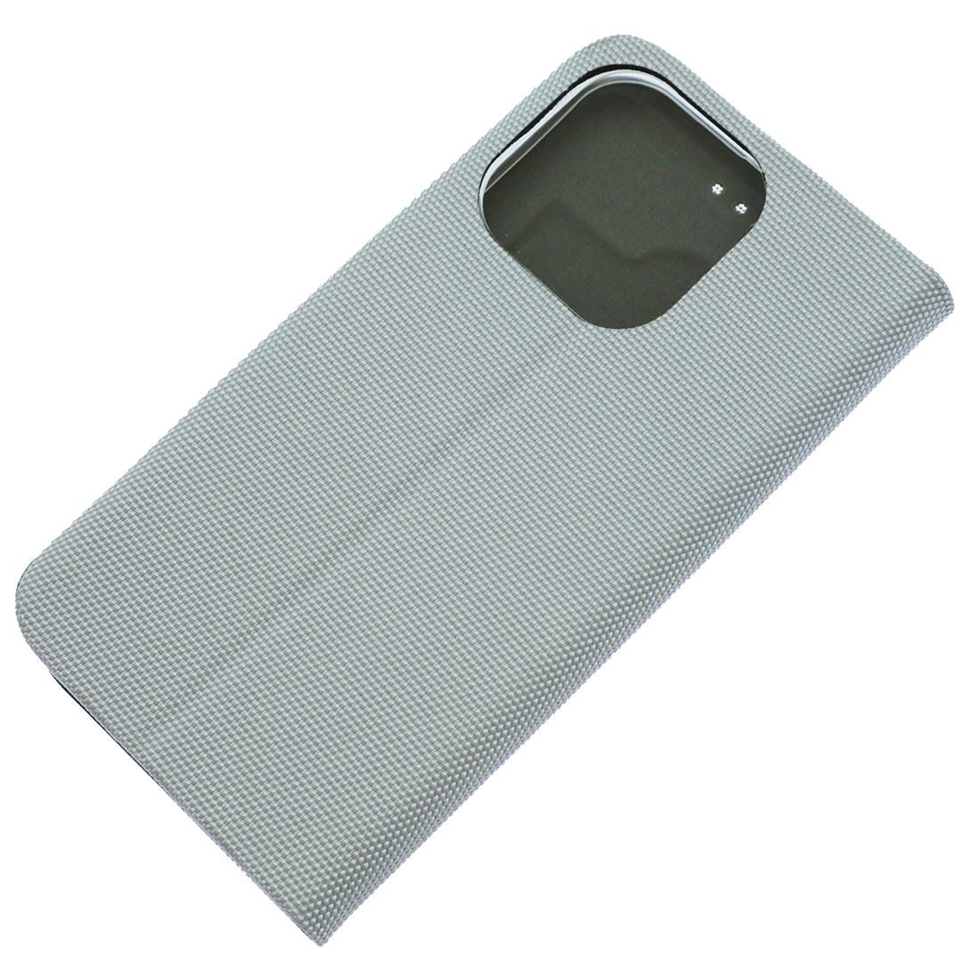 Чехол книжка MESH для APPLE iPhone 14 Pro, текстиль, силикон, бархат, визитница, цвет серый Чехол книжка MESH для APPLE iPhone 14 Pro, текстиль, силикон, бархат, визитница, цвет серый