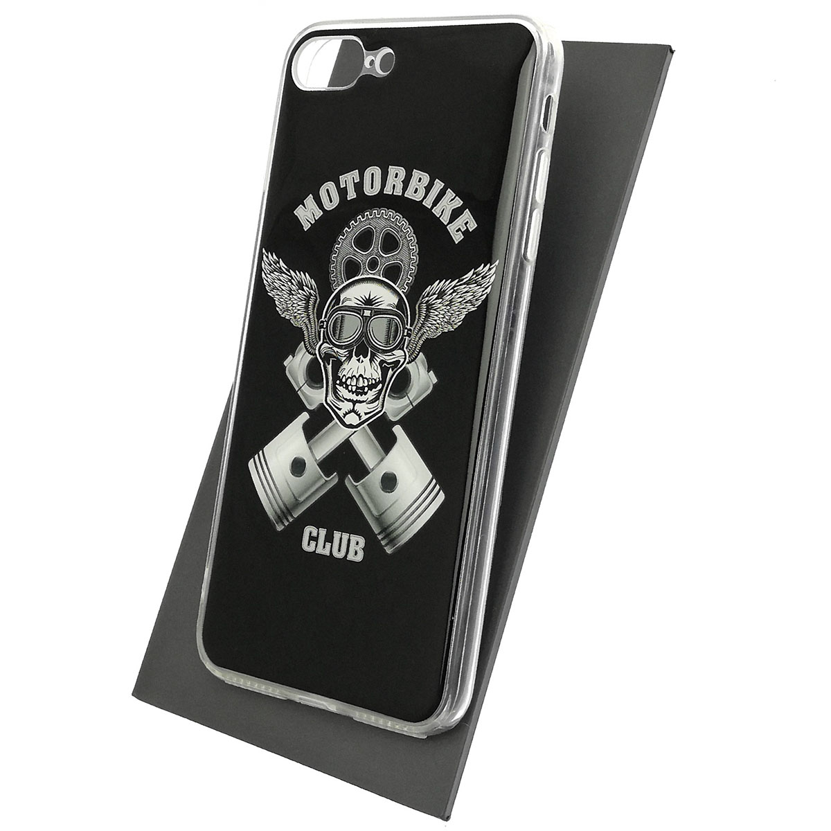 Чехол накладка для APPLE iPhone 7 Plus, iPhone 8 Plus, силикон, глянцевый, рисунок Motorbike Club Чехол накладка для APPLE iPhone 7 Plus, iPhone 8 Plus, силикон, глянцевый, рисунок Motorbike Club