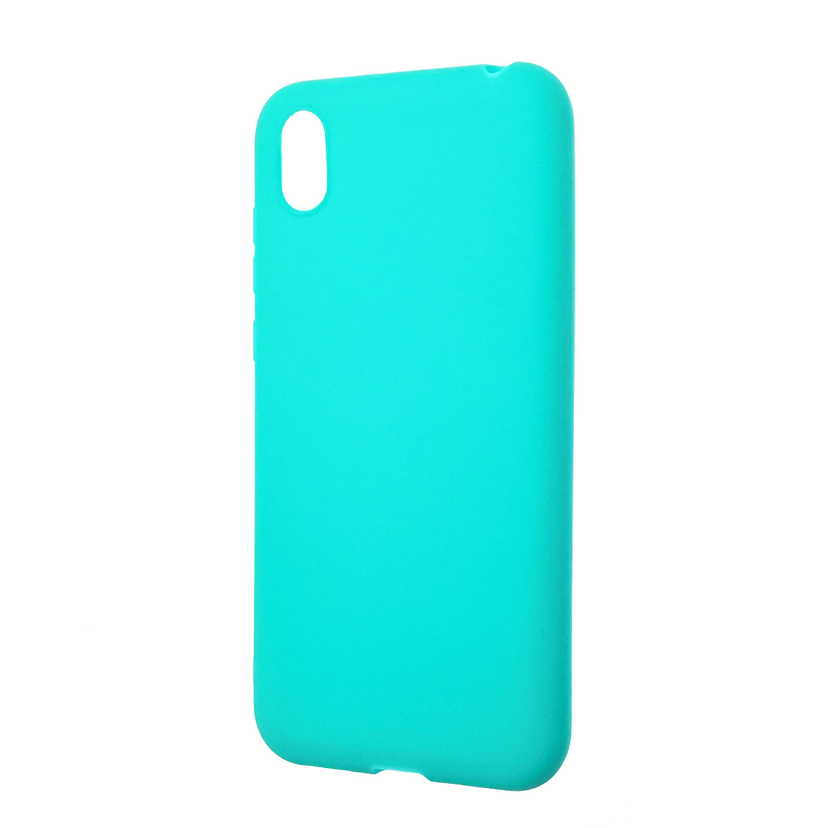 Чехол накладка GPS для HUAWEI Honor 8S, Y5 2019, силикон, матовый, цвет бирюзовый Чехол накладка GPS для HUAWEI Honor 8S, Y5 2019, силикон, матовый, цвет бирюзовый