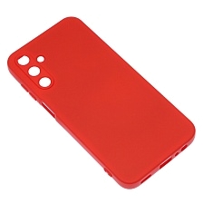 Чехол накладка NANO для SAMSUNG Galaxy A15, защита камеры, силикон, бархат, цвет красный Чехол накладка NANO для SAMSUNG Galaxy A15, защита камеры, силикон, бархат, цвет красный