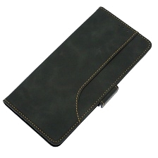 Чехол книжка NICE для Realme C61, C63, Note 60, Note 60X, экокожа, визитница, цвет черный