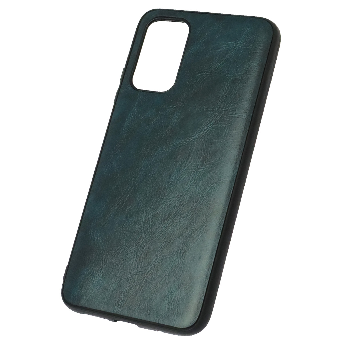 Чехол накладка для XIAOMI Redmi 9T, силикон, текстура кожи, цвет сине зеленый Чехол накладка для XIAOMI Redmi 9T, силикон, текстура кожи, цвет сине зеленый