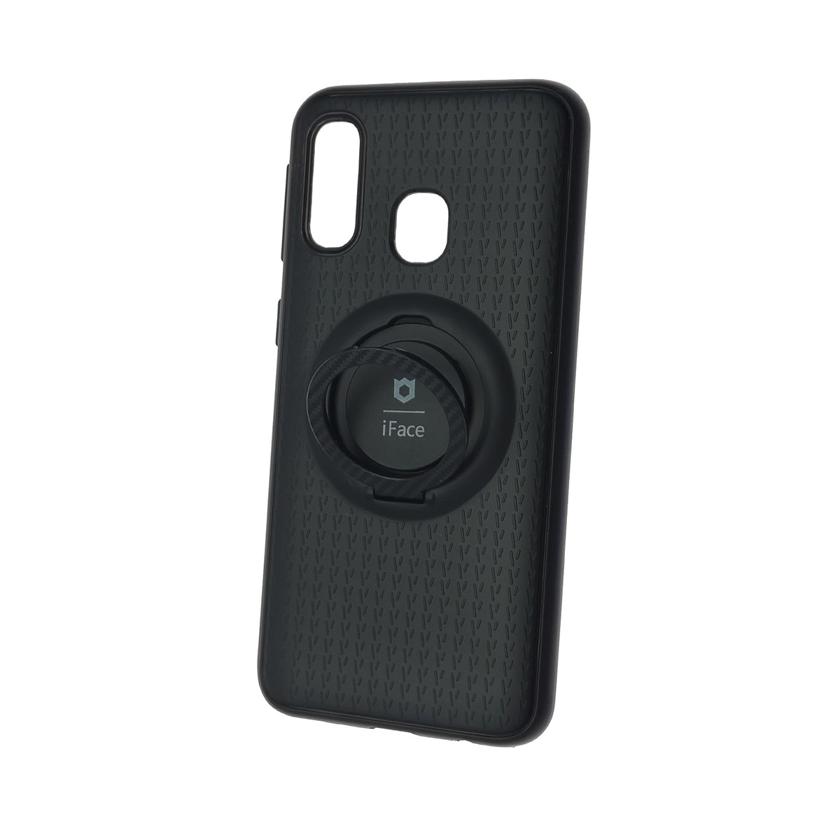 Чехол накладка iFace для SAMSUNG Galaxy A40 2019 (SM-A405), силикон, металл, кольцо держатель, цвет черный. Чехол накладка iFace для SAMSUNG Galaxy A40 2019 (SM-A405), силикон, металл, кольцо держатель, цвет черный.